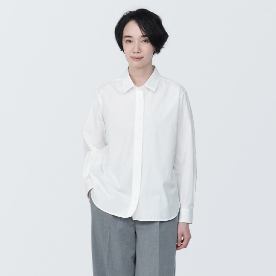 Koszula z bawełny organicznej biała