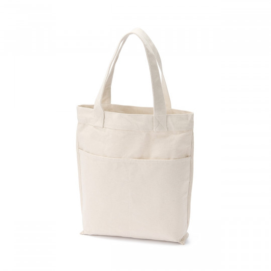 Torba tote bawełniana wysoka beżowa