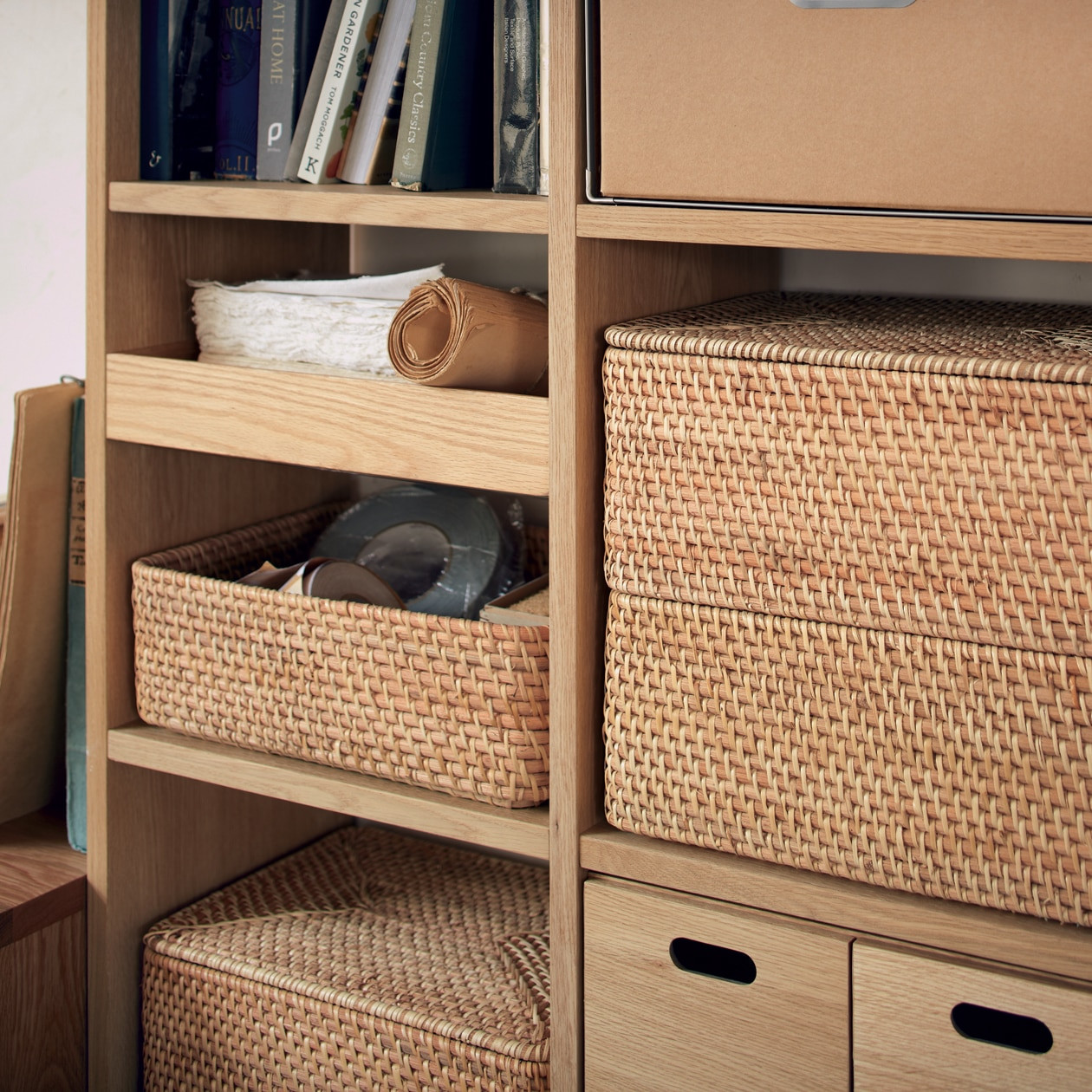 Kosz rattanowy 36x26x24cm