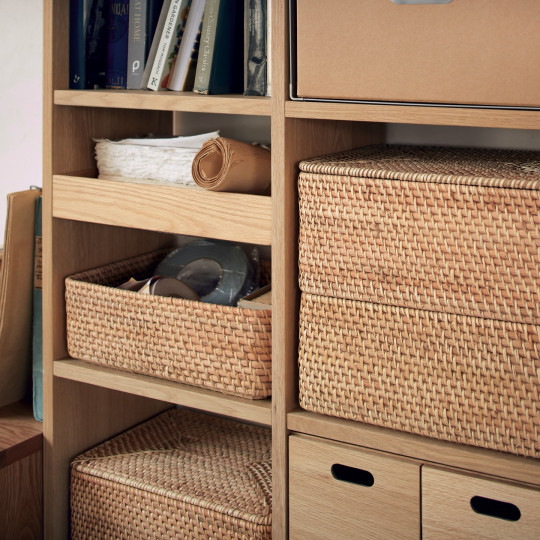 Kosz rattanowy 36x26x24cm