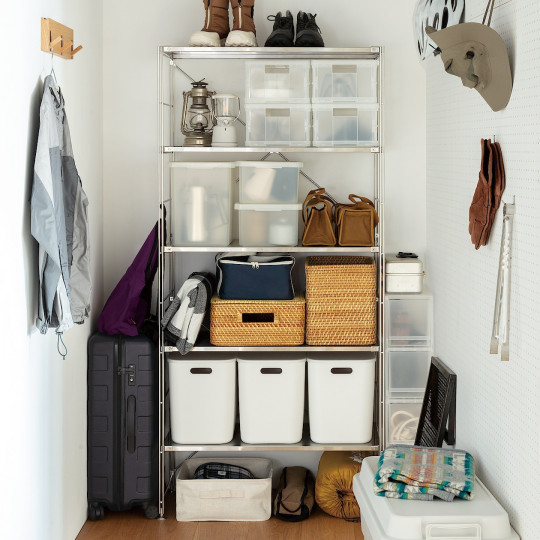 Kosz rattanowy z uchwytami 35x36x16cm