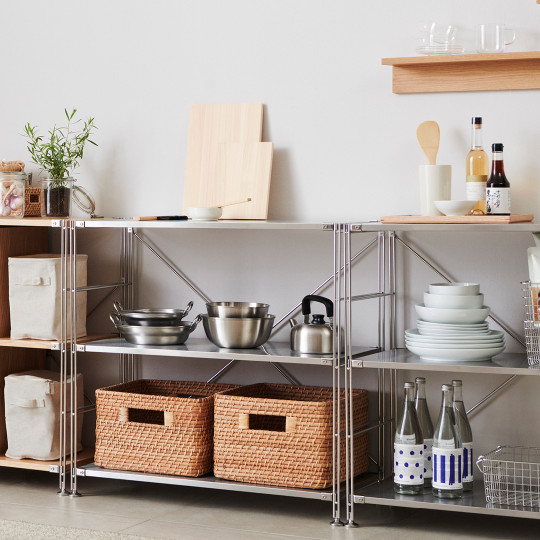 Kosz rattanowy z uchwytami 35x36x24cm