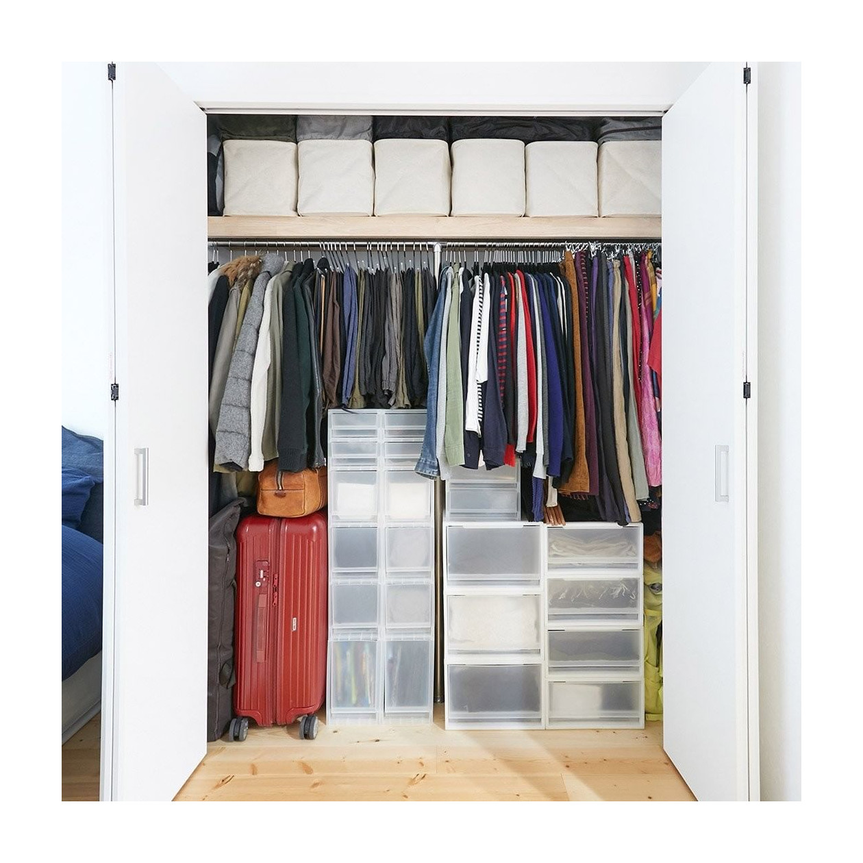 Pojemnik poliester-len wysoki 35x35x32cm