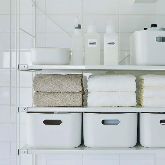 Pojemnik PE 25.5x36x16cm biały