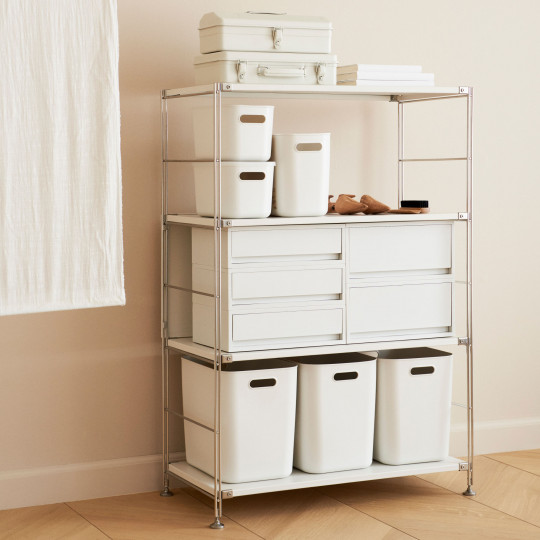 Pojemnik PE 25.5x36x32cm biały