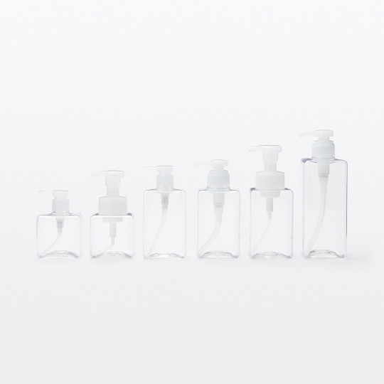 Butelka z pompką PET 250ml transparentna