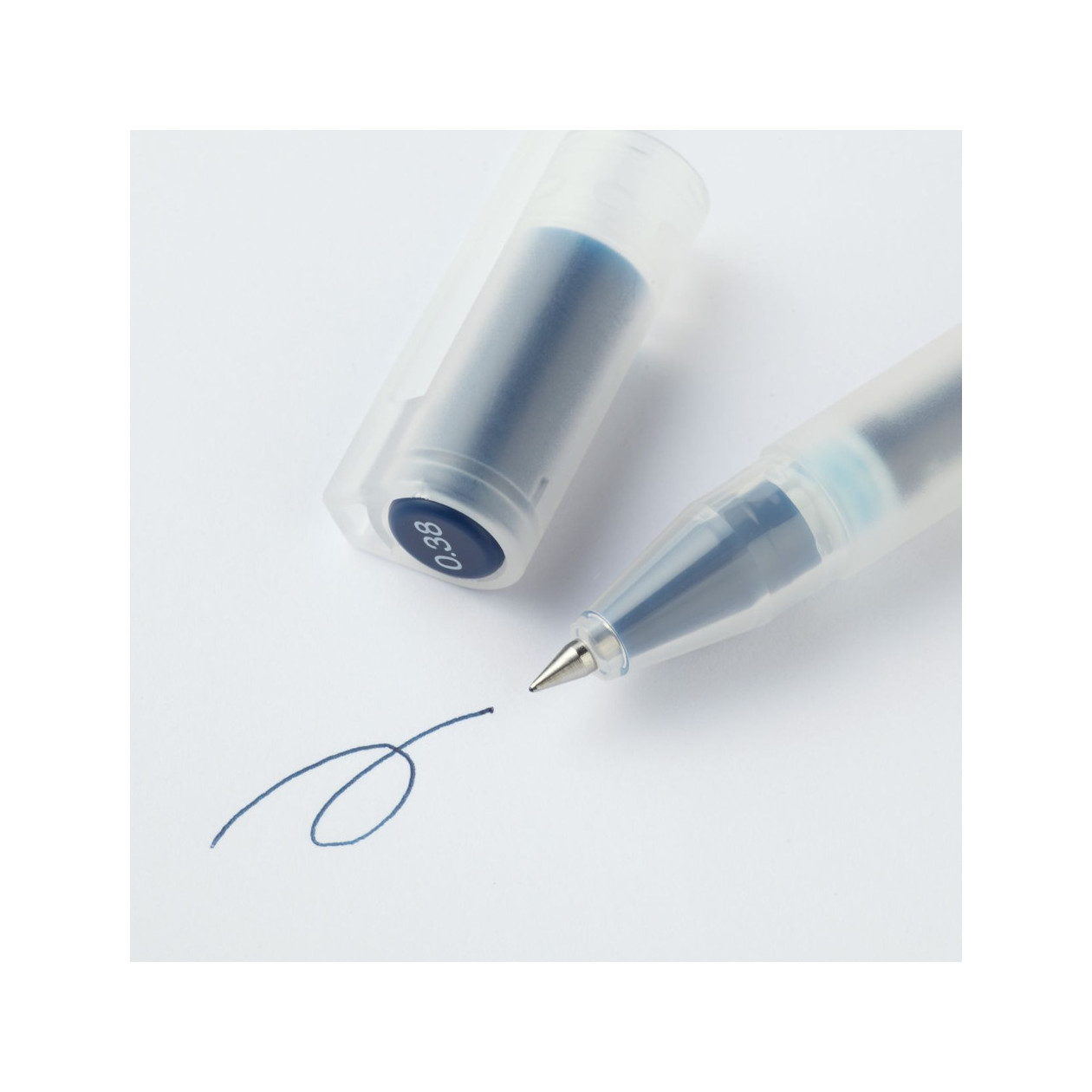 Długopis żelowy 0,38mm granatowy