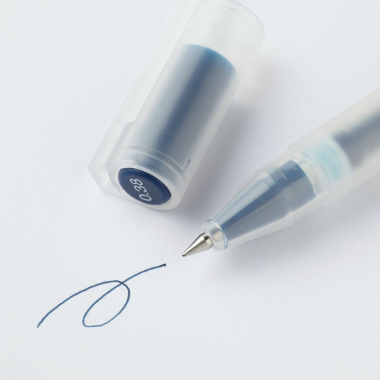 Długopis żelowy 0,38mm granatowy