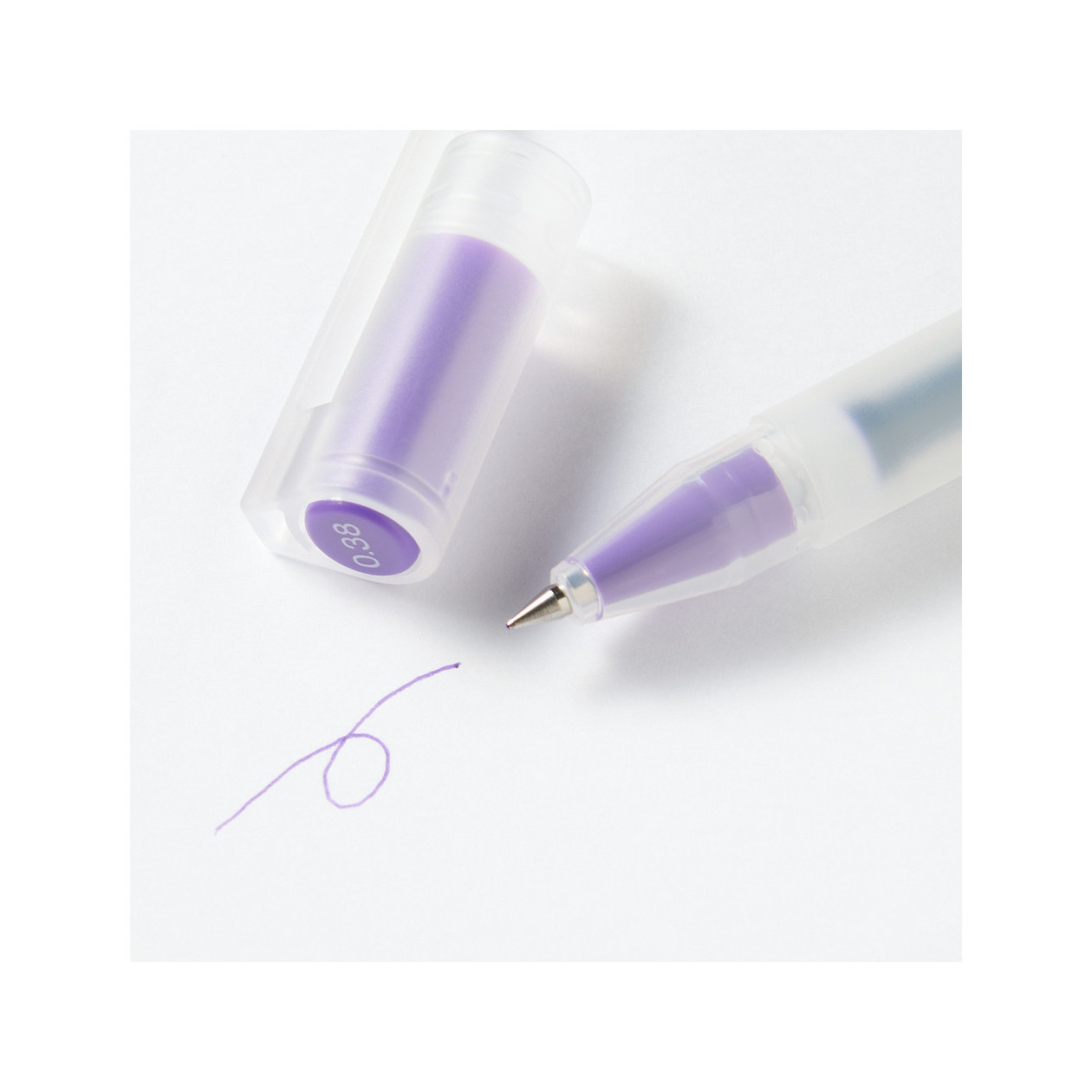 Długopis żelowy 0,38mm fioletowy
