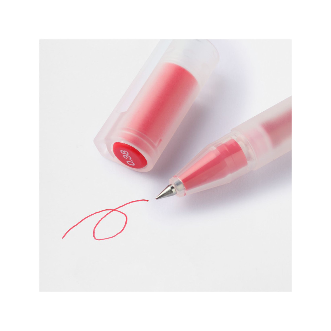 Długopis żelowy 0,38mm czerwony