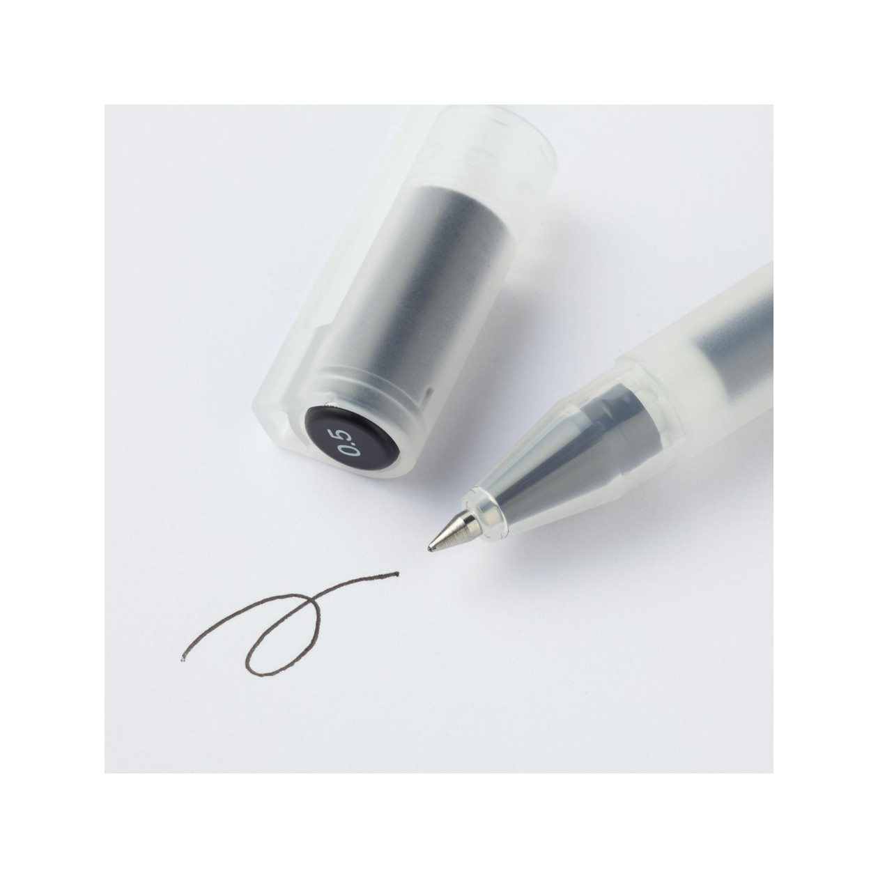 Długopis żelowy 0,5mm czarny