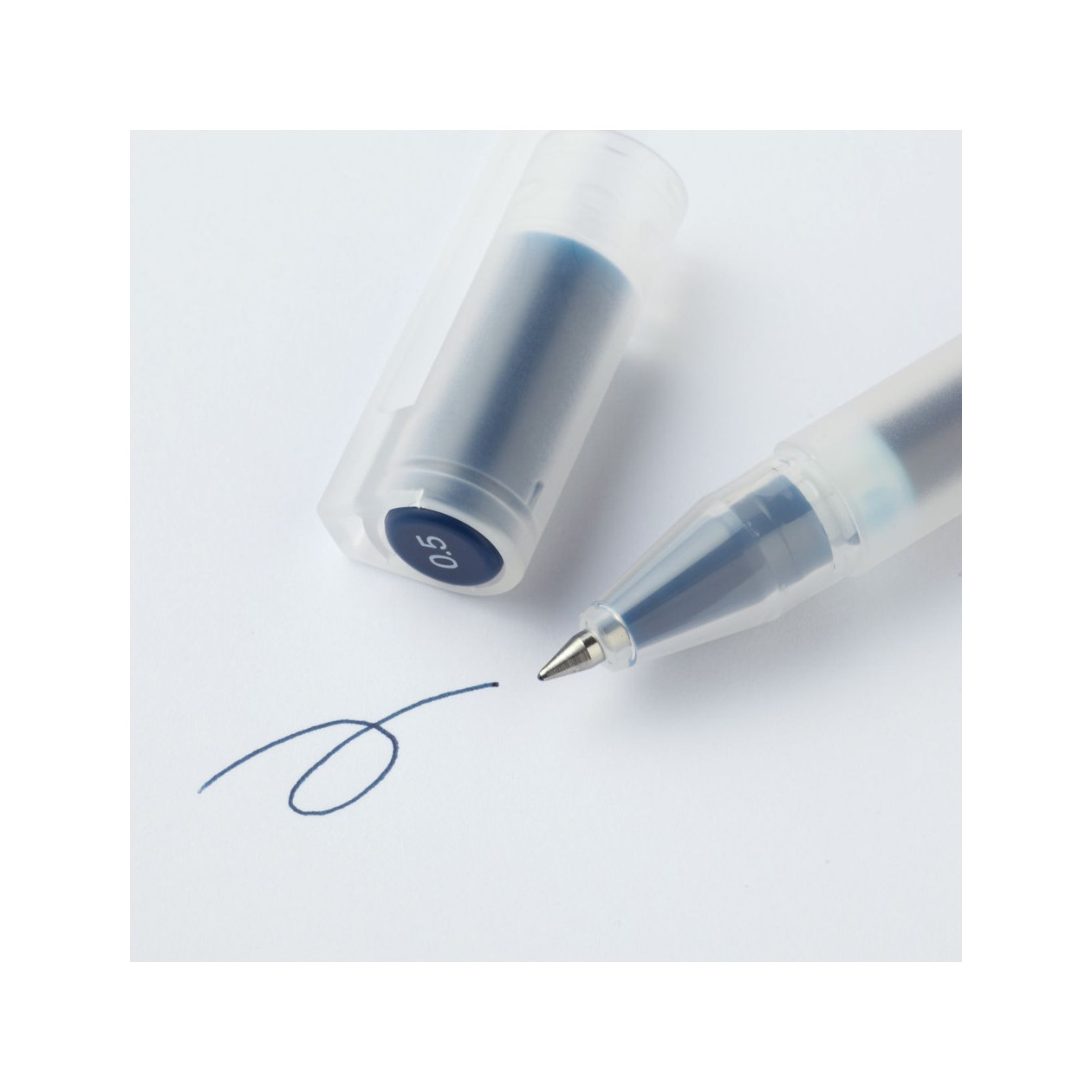 Długopis żelowy 0,5mm granatowy