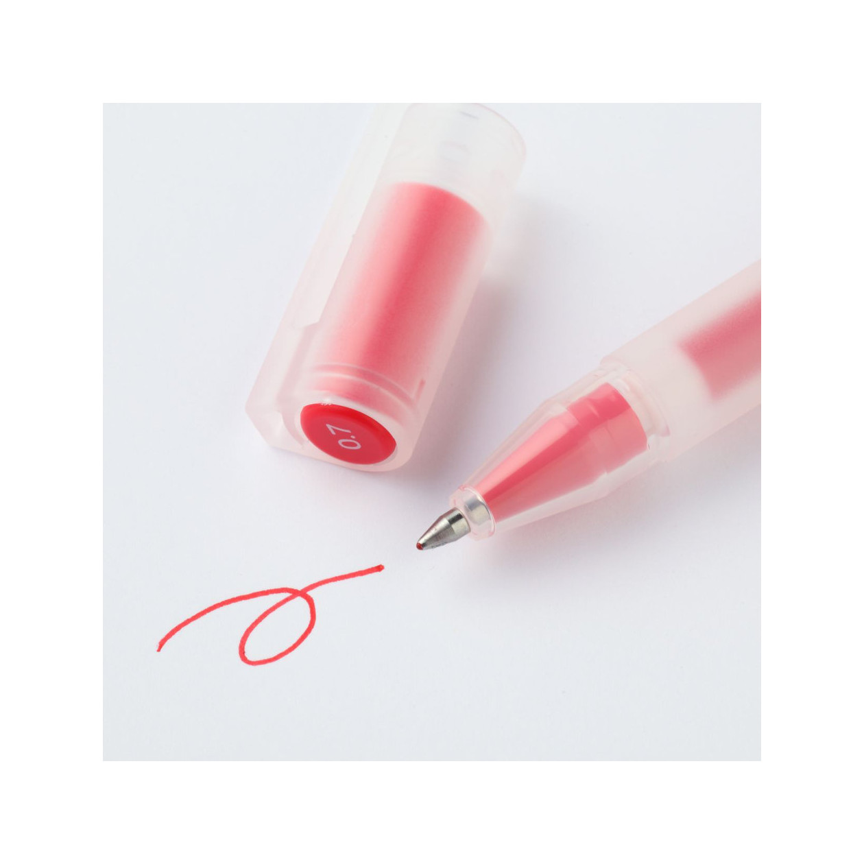 Długopis żelowy 0,7mm czerwony