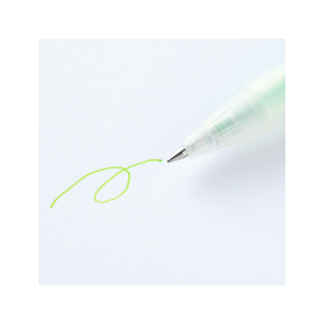 Długopis żelowy smooth 0,5mm limonkowy