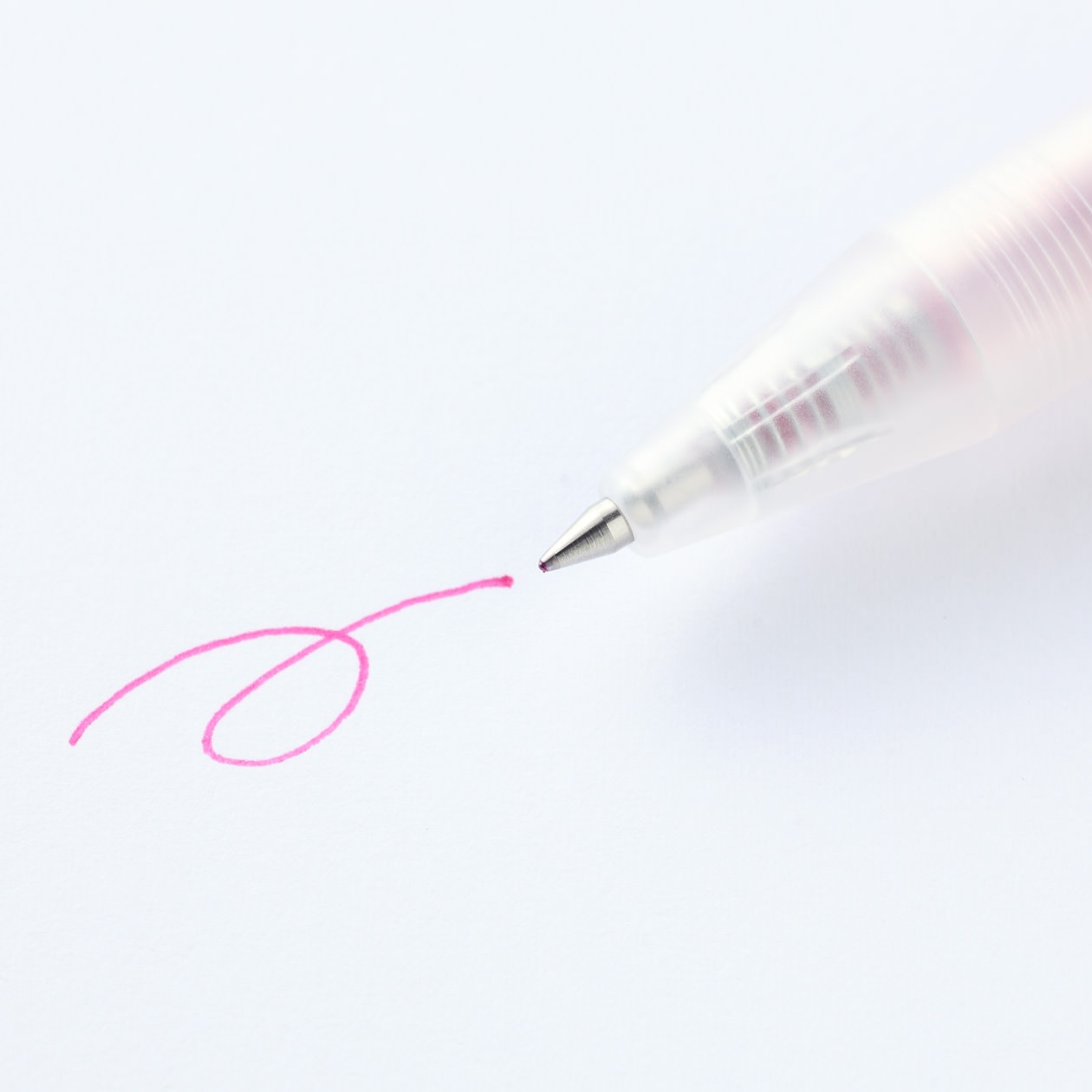 Długopis żelowy smooth 0,5mm purpurowo-czerwony