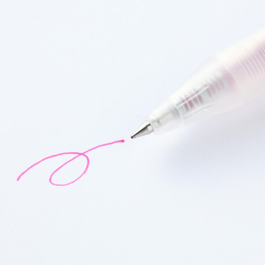 Długopis żelowy smooth 0,5mm purpurowo-czerwony