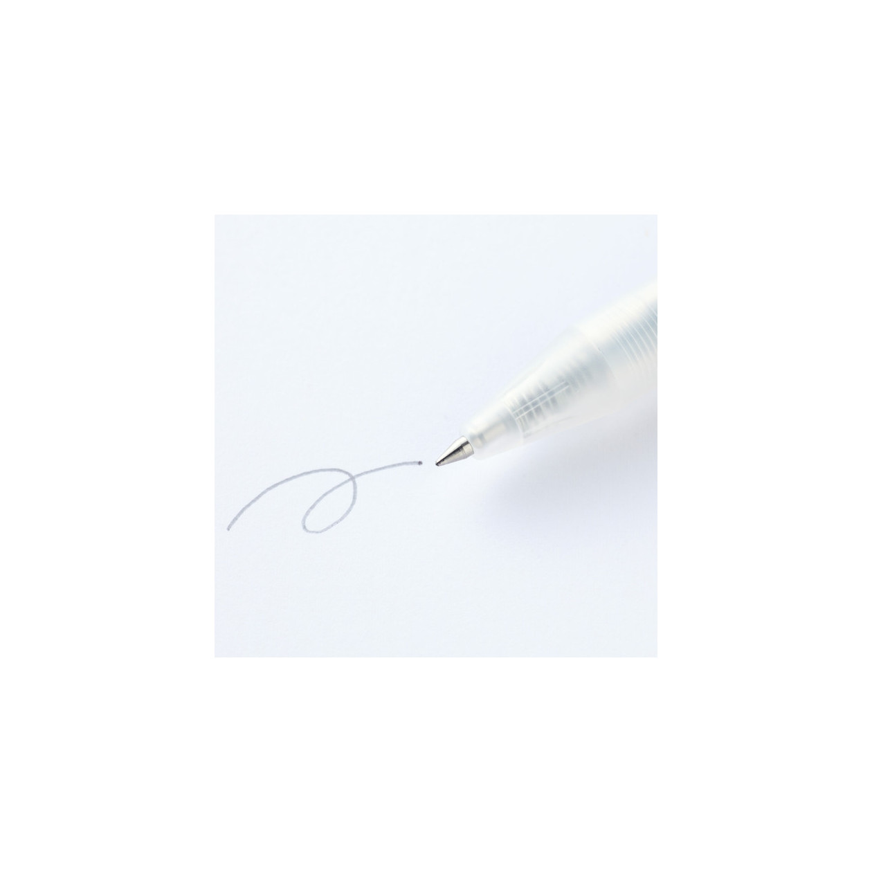 Długopis żelowy smooth 0,5mm szary