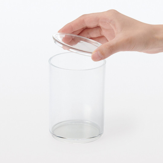 Pojemnik z pokrywką okrągły akrylowy