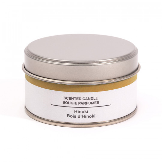 Świeca zapachowa w puszce drewno hinoki