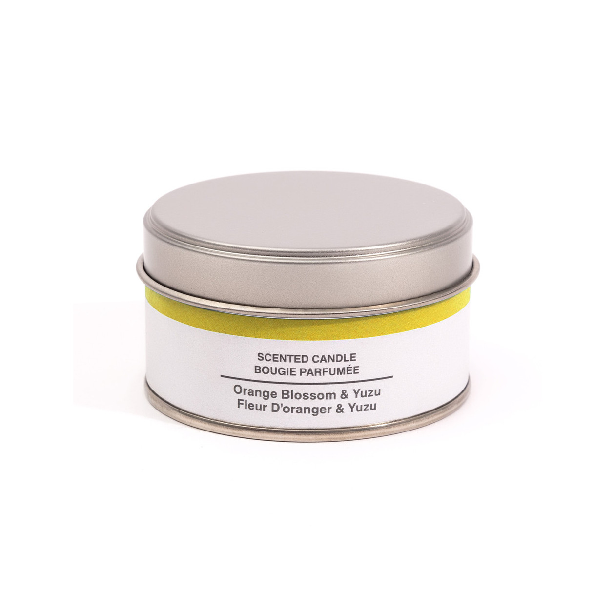 Świeca zapachowa w puszce kwiat pomarańczy i yuzu