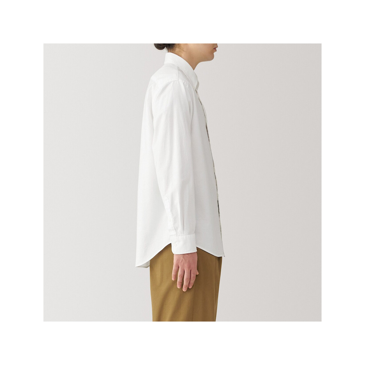 Koszula z bawełny oxford biała