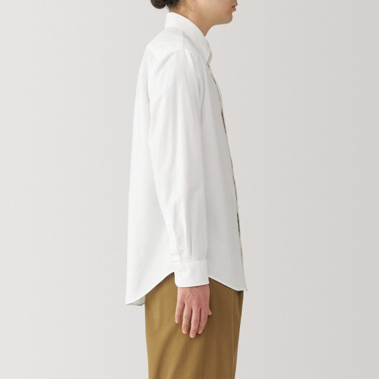 Koszula z bawełny oxford biała