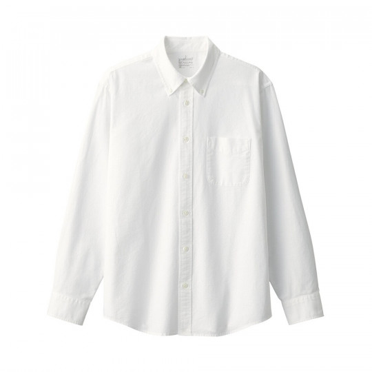 Koszula z bawełny oxford biała