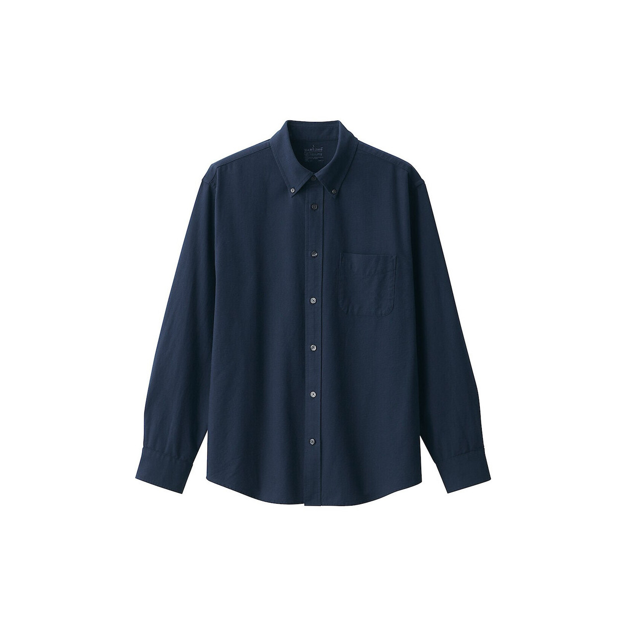 Koszula z bawełny oxford granatowa