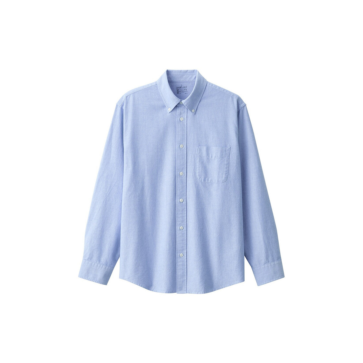 Koszula z bawełny oxford niebieska