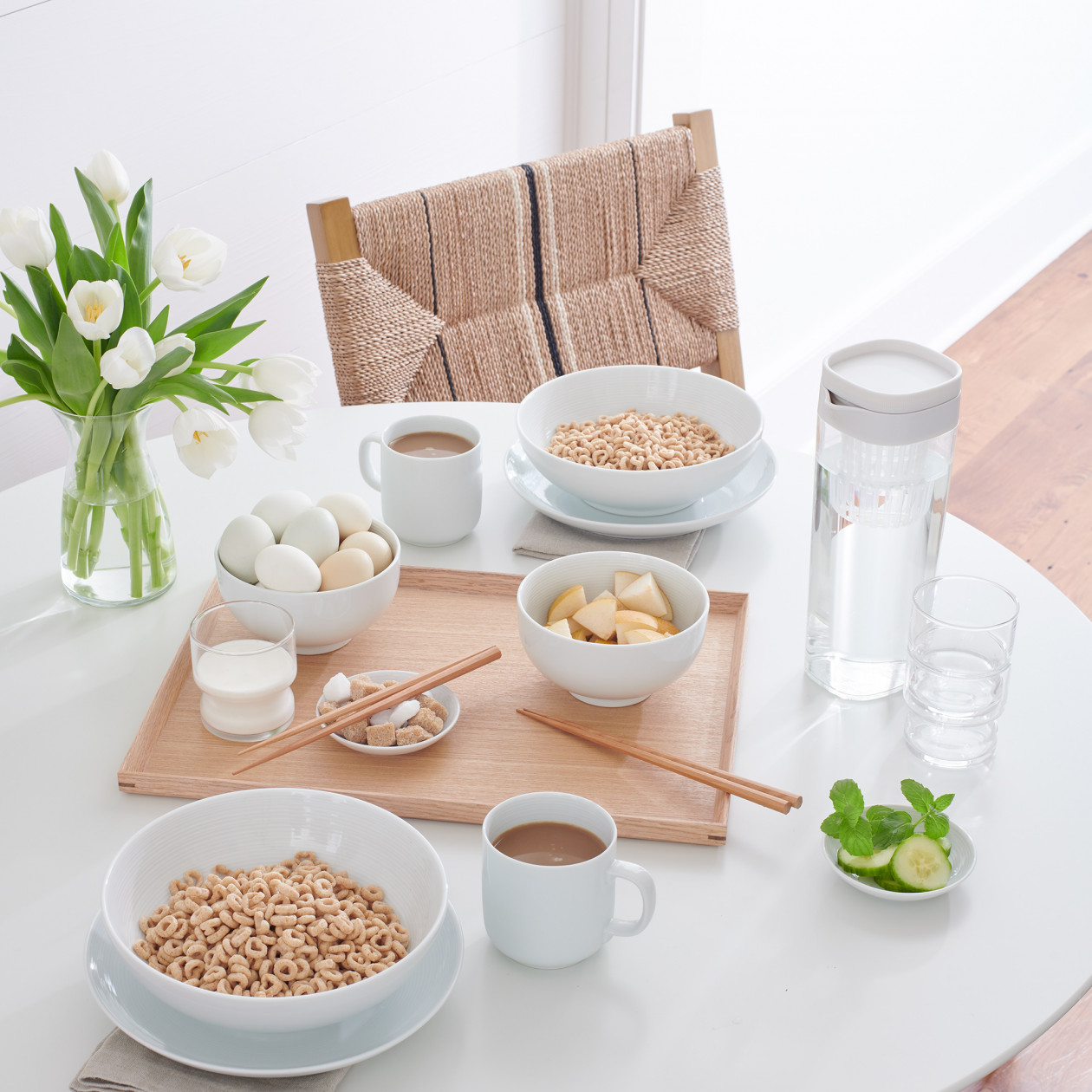 Pałeczki heksagonalne z drewna wiśniowego 21cm