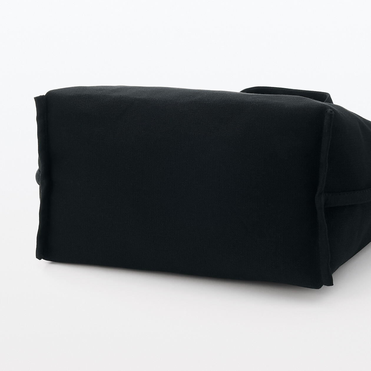 Torba tote bawełniana z podwójnymi uszami czarna