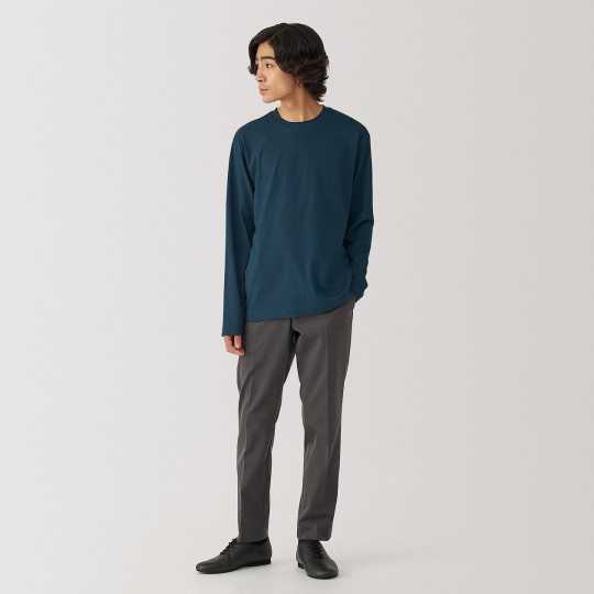 Koszulka z długim rękawem granatowa