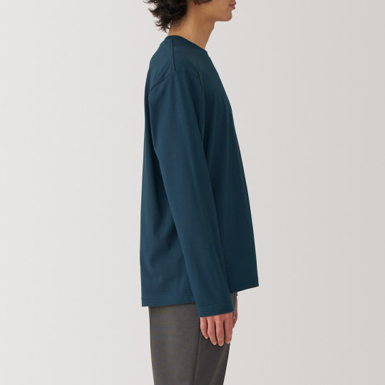 Koszulka z długim rękawem granatowa