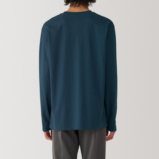 Koszulka z długim rękawem granatowa