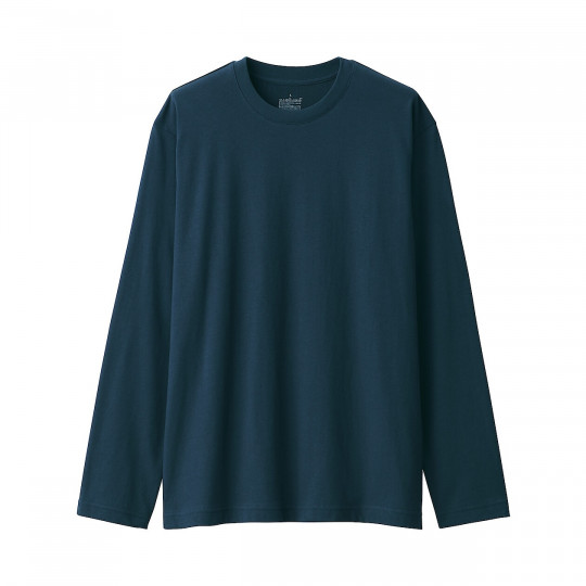 Koszulka z długim rękawem granatowa