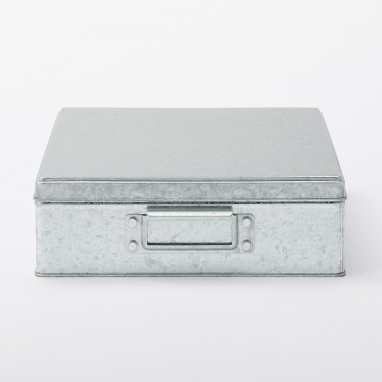 Pudełko cynowe niskie L