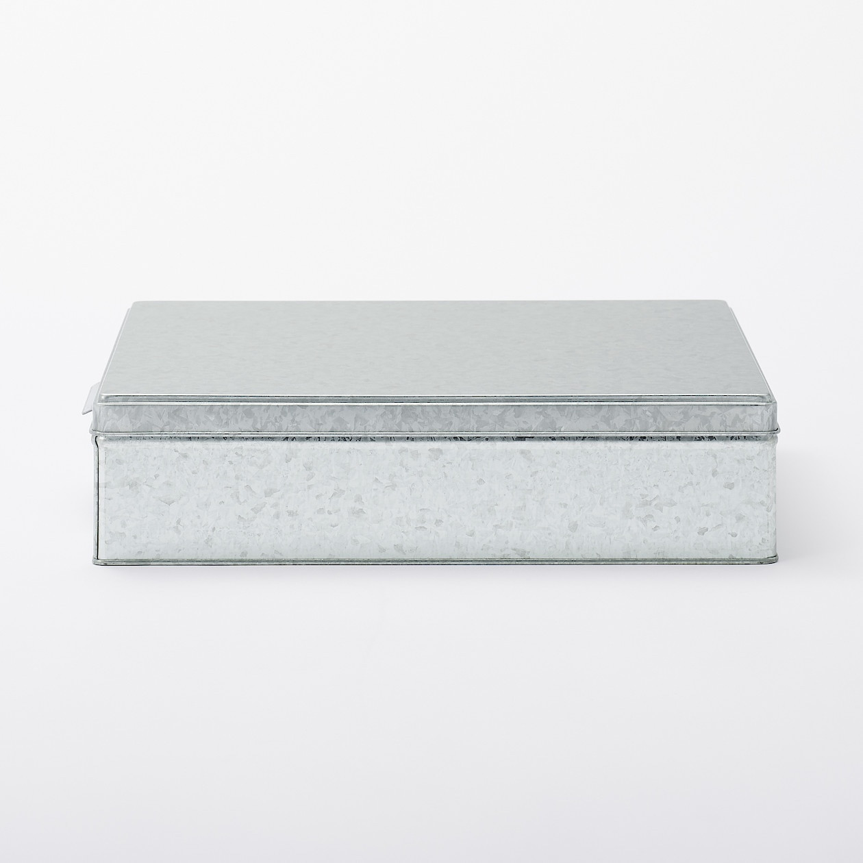 Pudełko cynowe niskie L