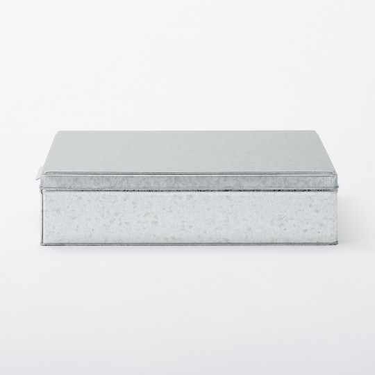 Pudełko cynowe niskie L