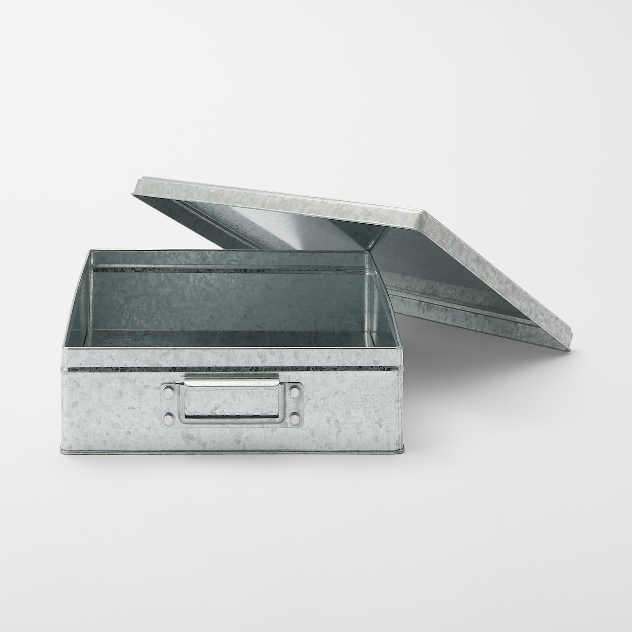 Pudełko cynowe niskie L