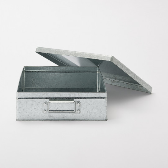 Pudełko cynowe niskie L