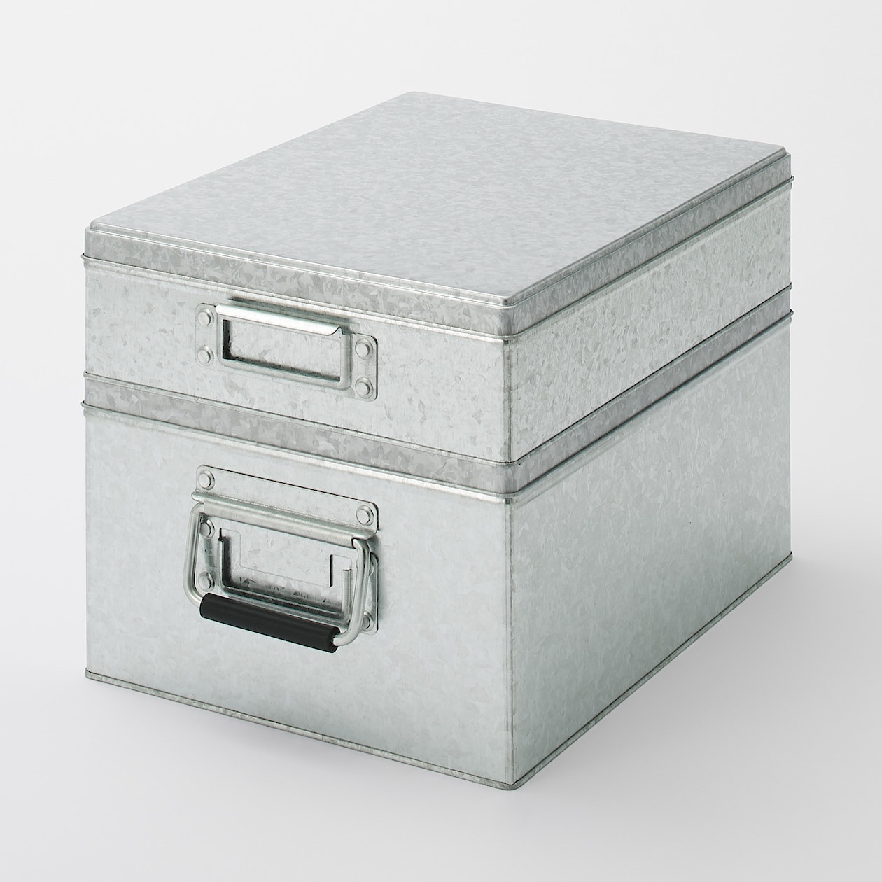 Pudełko cynowe niskie L