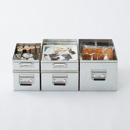 Pudełko cynowe niskie S