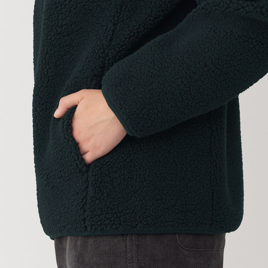 Bluza z polaru rozpinana granatowa