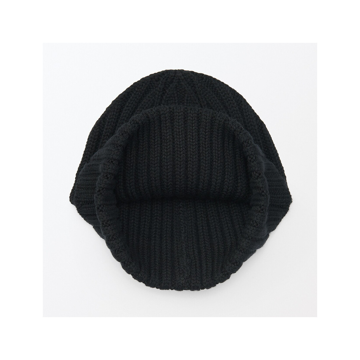 Czapka beanie wełniana czarna