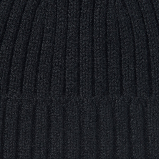 Czapka beanie wełniana czarna