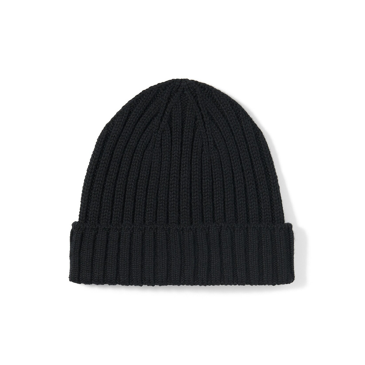 Czapka beanie wełniana czarna