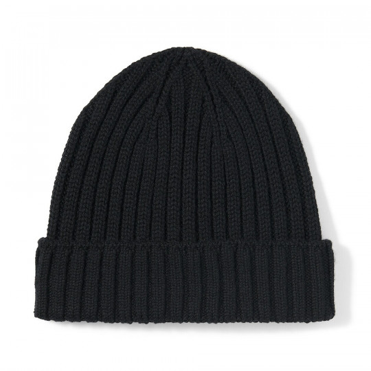 Czapka beanie wełniana czarna