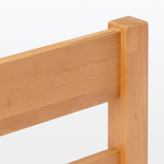 Łóżko z wezgłowiem podwójne 143 x 201.5 cm kauczuk