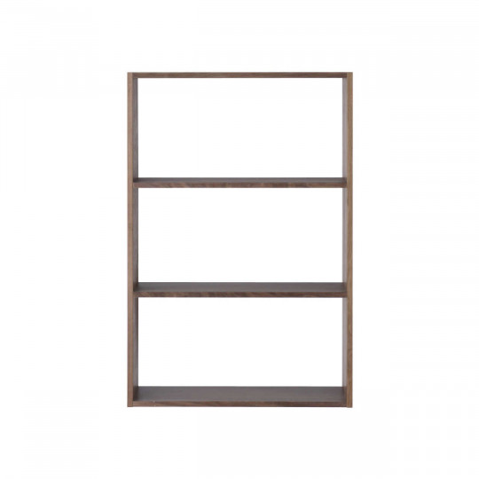 [Dostepny od ręki] Zestaw: regał orzech szeroki i wąski 3 półki