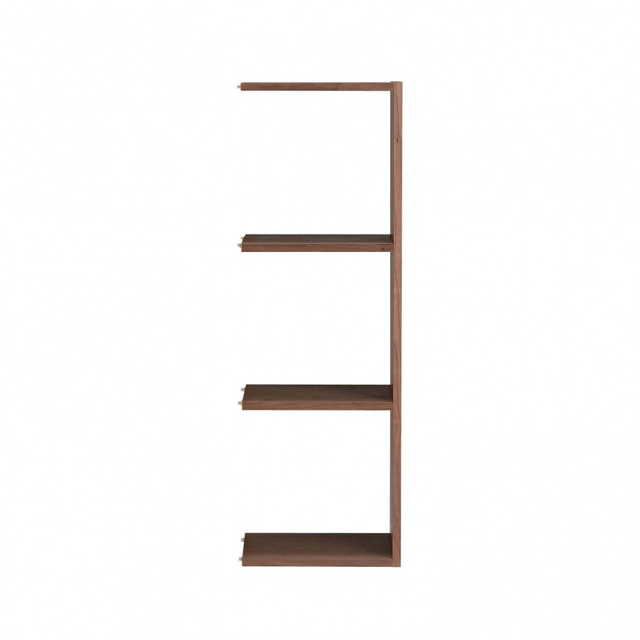 [Dostepny od ręki] Zestaw: regał orzech szeroki i wąski 3 półki